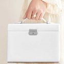 Troli Stylish white jewelry box with mirror Troli Stylish white jewelry box with mirror