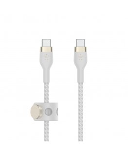 Belkin BOOST↑CHARGE PRO Flex USB-kaapeli USB 2.0 3 m USB C Valkoinen