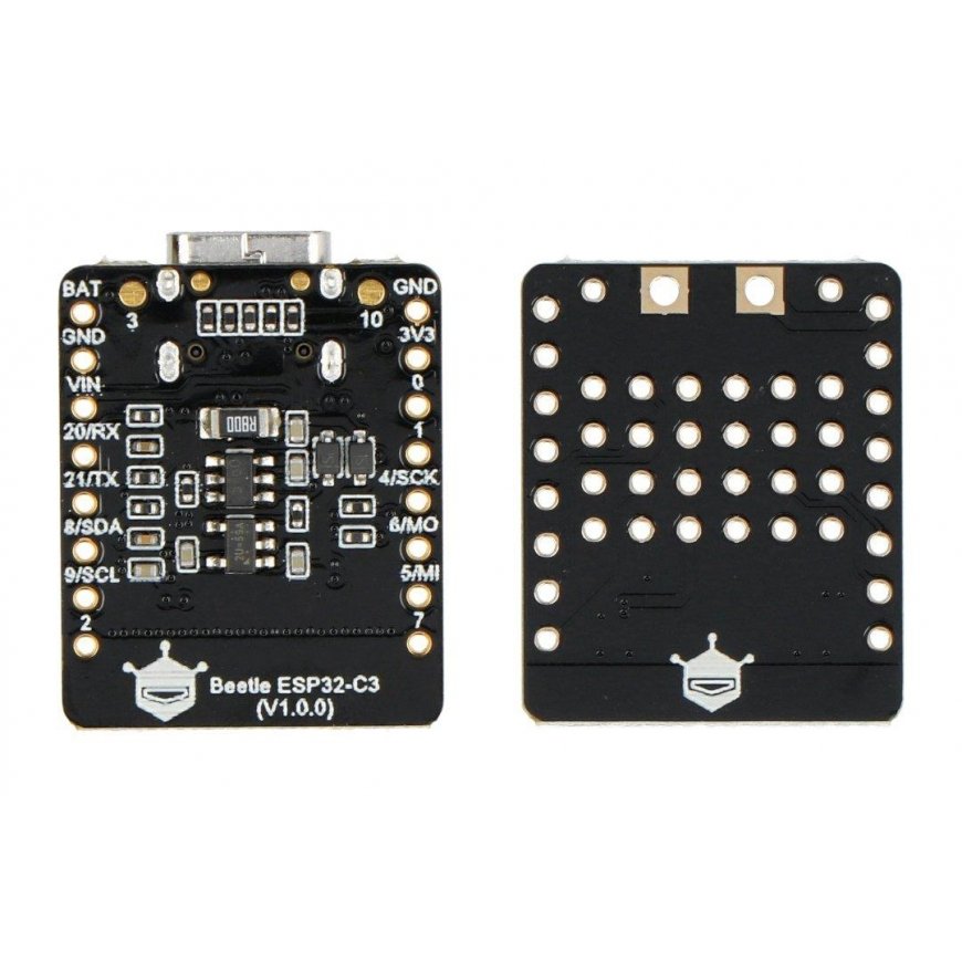 Beetle ESP32 - C3 RISC-V - with Espressif ESP32-C3 RISC-V microcontroller - WiFi - Bluetooth - DFRobot DFR0868 – 3