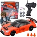 Lean Toys Nuotoliniu būdu valdomas R/C sportinis automobilis 1:24 oranžiniai keičiami ratai Lean Toys Nuotoliniu būdu valdomas R/C sportinis automobilis 1:24 oranžiniai keičiami ratai