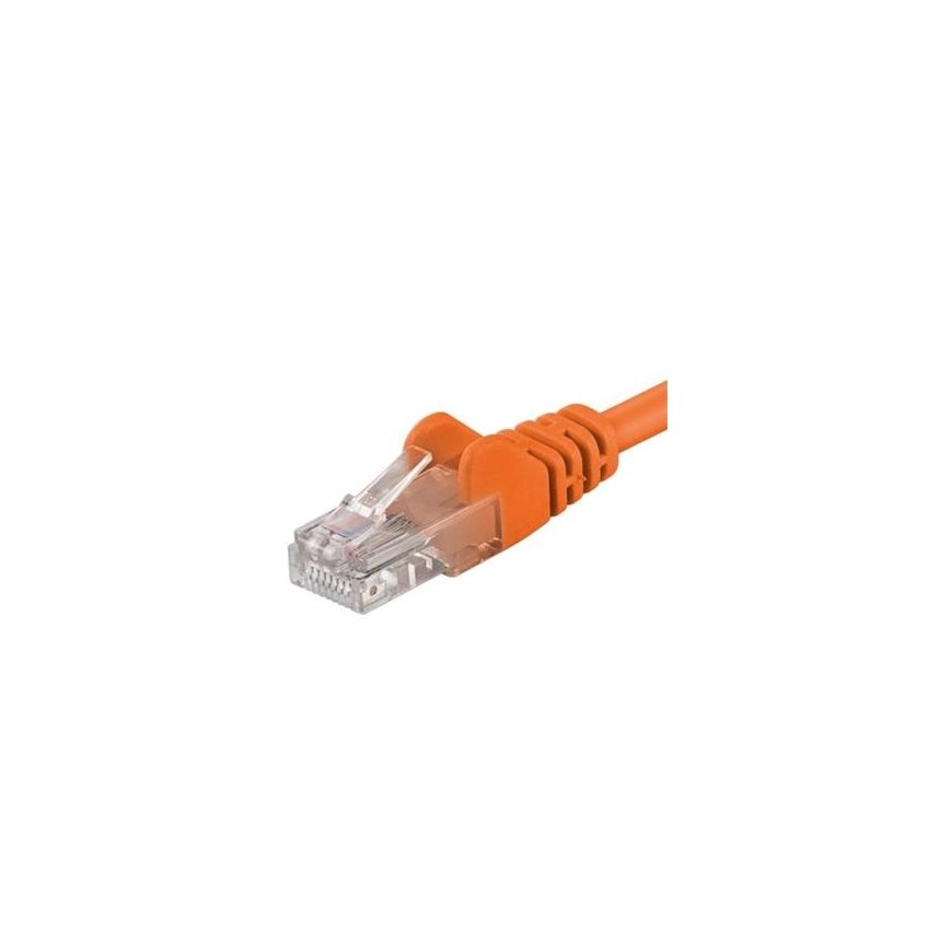 PremiumCord Patch cable UTP RJ45-RJ45 CAT6 10m orange