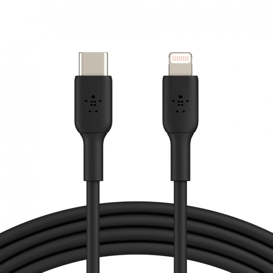 Belkin CAA003BT1MBK lightning kabelis 1 m