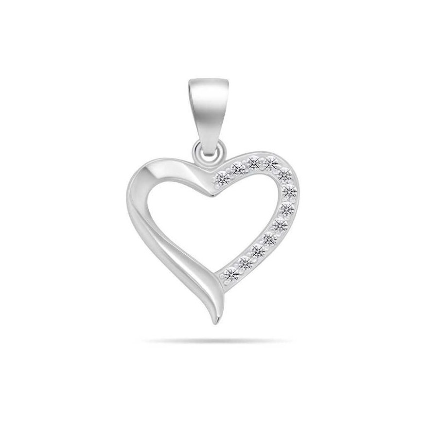 Brilio Silver Silver korusetti Heart SET270W (riipus, korvakorut) – 2