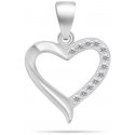 Brilio Silver Silver korusetti Heart SET270W (riipus, korvakorut) Brilio Silver Silver korusetti Heart SET270W (riipus, korvakorut)
