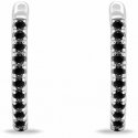 Brilio Silver Fashionable silver earrings with black zircons EA694WBC Brilio Silver Fashionable silver earrings with black zircons EA694WBC