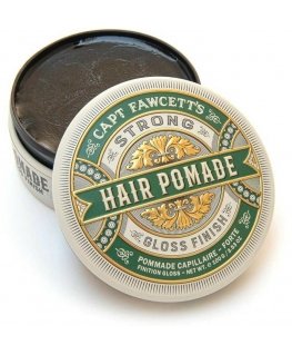 Captain Fawcett Strong Pomade Stiprios fiksacijos ir žvilgesio plaukų pomada, 100g