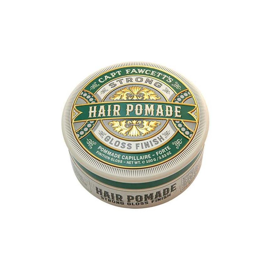 Captain Fawcett Strong Pomade Strong hold and shine hair pomade, 100g – 4