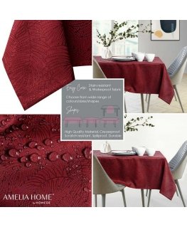 AmeliaHome Staltiesė AH GAIA BRD CLARET“ 100x100