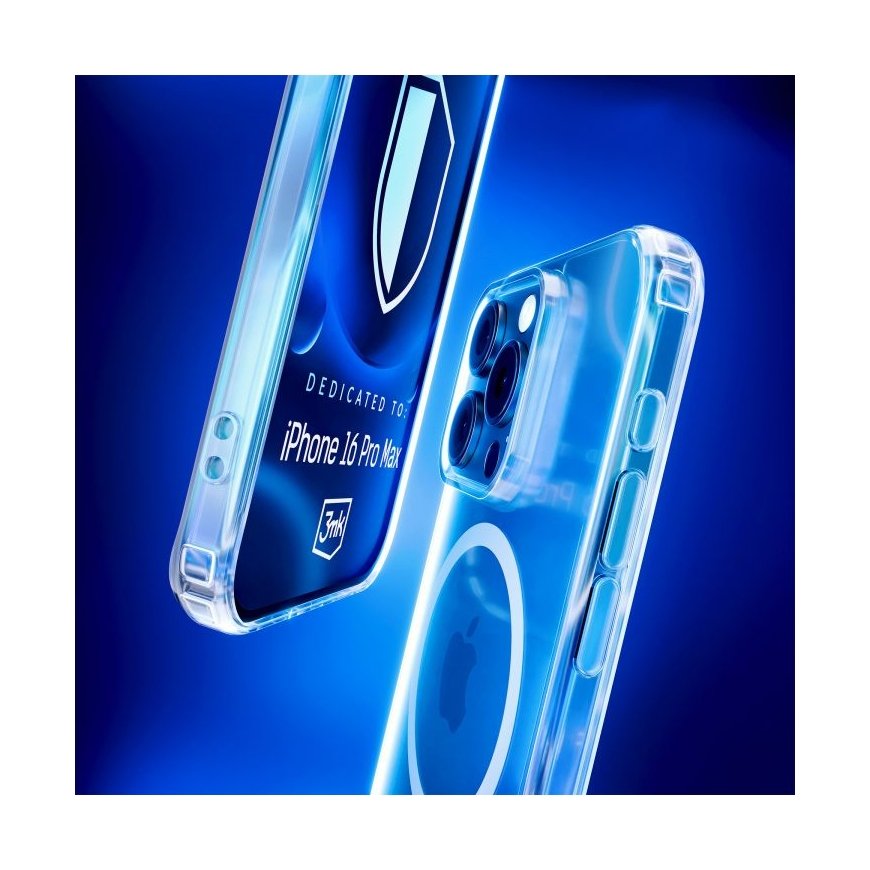 3MK MagCase pro Apple iPhone 16 Pro Max mobile phone case 17.5 cm (6.9") Cover Transparent – 5