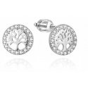 Agate Silver Earrings Tree of Life AGUP3545S Agate Silver Earrings Tree of Life AGUP3545S