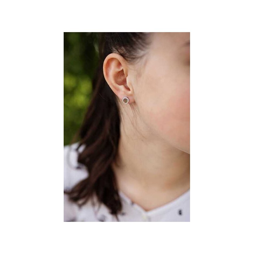 Agate Silver Earrings Tree of Life AGUP3545S – 2