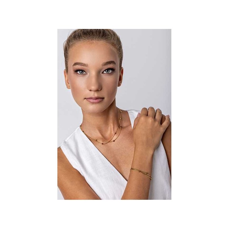 Emily Westwood Allie naisten kaksoiskullattu rannekoru EWB24030G – 4