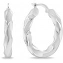 Brilio Silver Cutout hopeakorvakorut EA1147W Brilio Silver Cutout hopeakorvakorut EA1147W