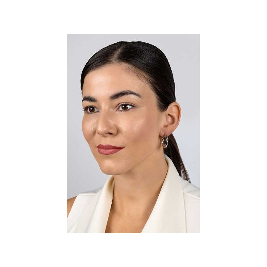 Brilio Silver Cutout hopeakorvakorut EA1147W – 2