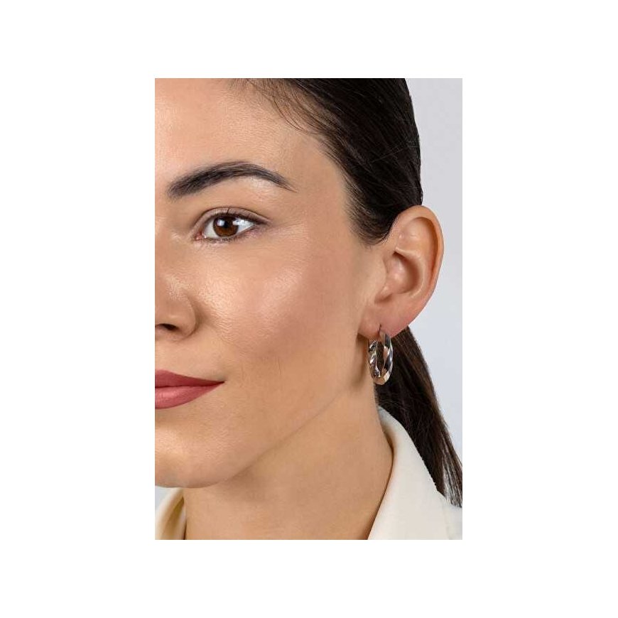Brilio Silver Cutout hopeakorvakorut EA1147W – 3