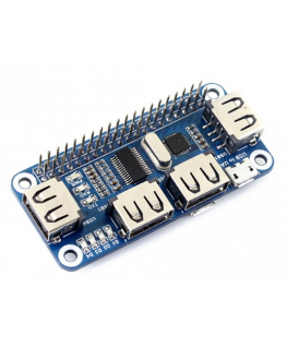 Waveshare 4xUSB Hub Hat - Raspberry Pi 3/2/Zero Accessory