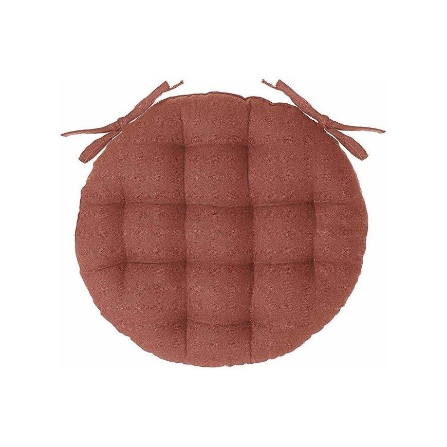 Orange Round chair cushion ROUND, Ø