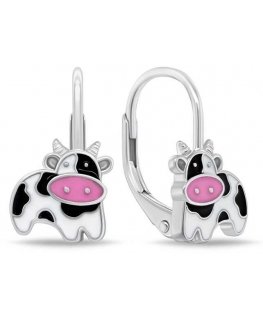 Brilio Silver Silver dangle earrings Cow EA1141W