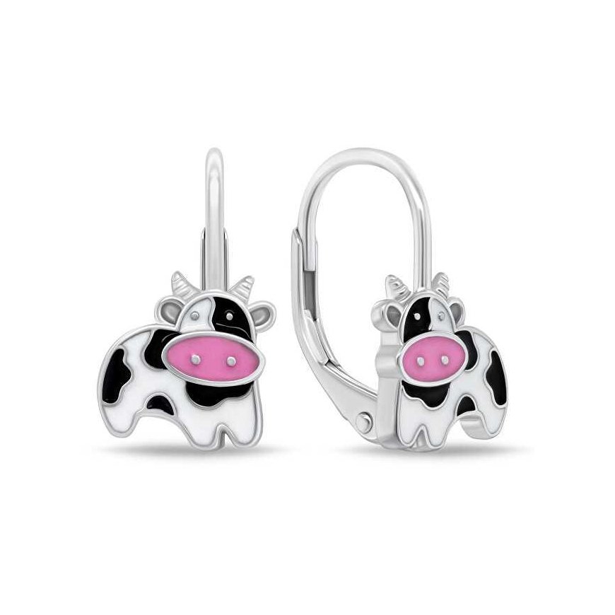 Brilio Silver Silver dangle earrings Cow EA1141W