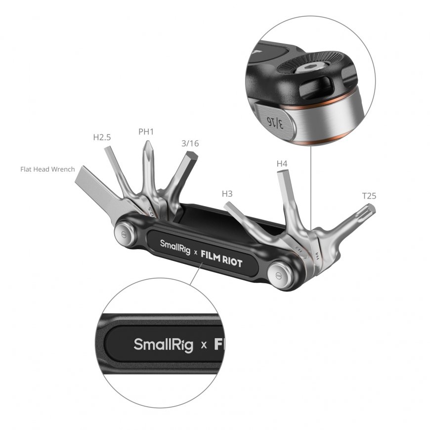 SmallRig 4374 manual screwdriver Multi-bit screwdriver – 2