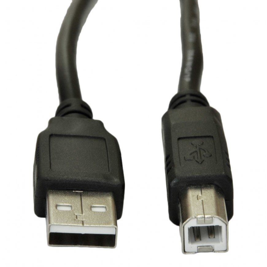 Akyga AK-USB-04 USB kabelis USB 2.0 1,8 m USB A USB B Juoda – 2