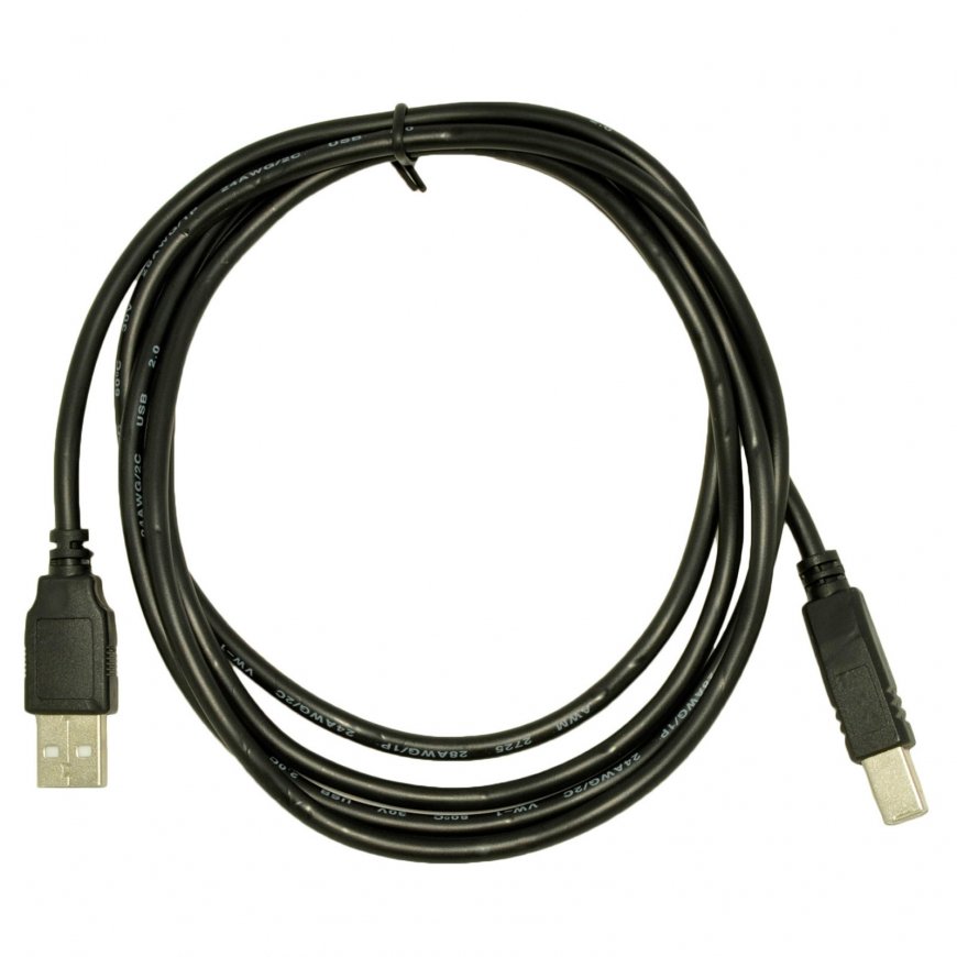 Akyga AK-USB-04 USB kabelis USB 2.0 1,8 m USB A USB B Melns – 3