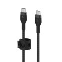 Belkin BOOST↑CHARGE PRO Flex USB kabelis USB 2.0 1 m USB C Juoda Belkin BOOST↑CHARGE PRO Flex USB kabelis USB 2.0 1 m USB C Juoda