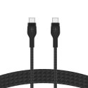 Belkin BOOST↑CHARGE PRO Flex USB kabelis USB 2.0 1 m USB C Juoda Belkin BOOST↑CHARGE PRO Flex USB kabelis USB 2.0 1 m USB C Juoda
