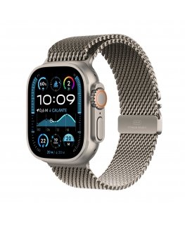 Apple Watch Ultra 2 OLED 49 mm Digitāls 410 x 502 pikseļi Skārienjūtīgais ekrāns 4G Titāns GPS