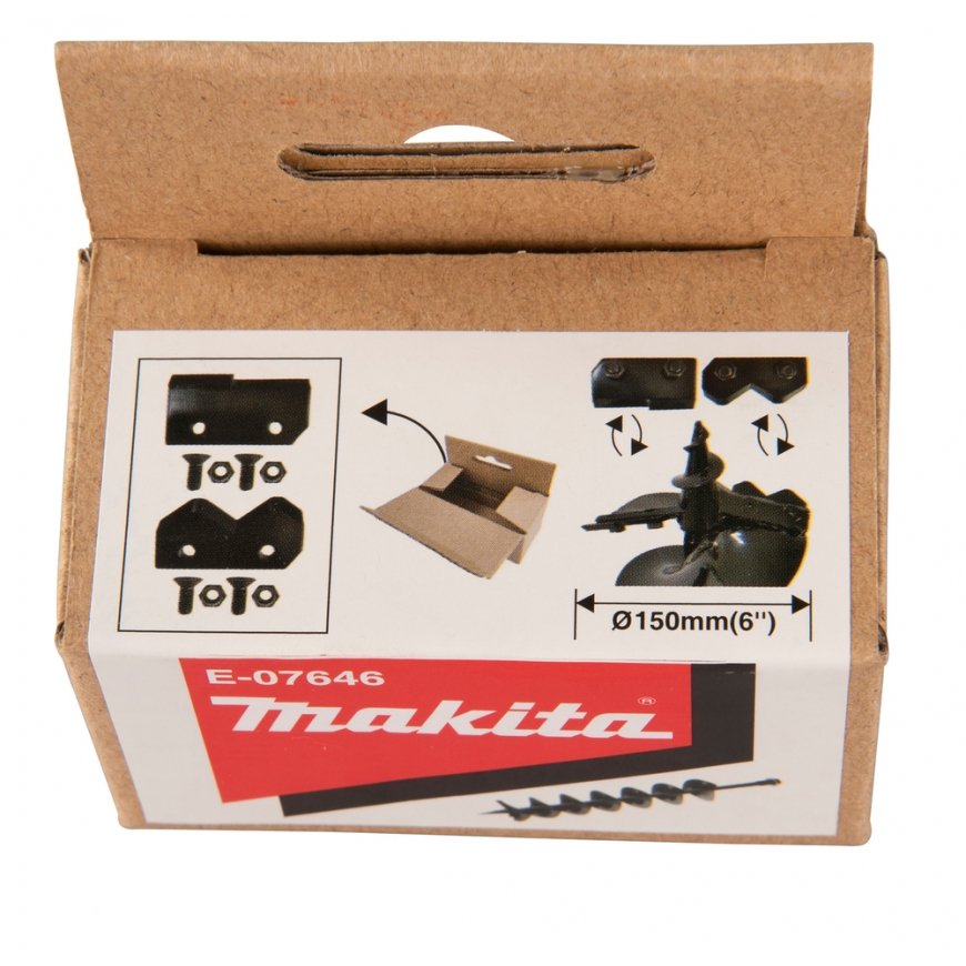 Makita E-07646 elektrilise maapuuraugu puuri lisatarvik Asendustera – 4
