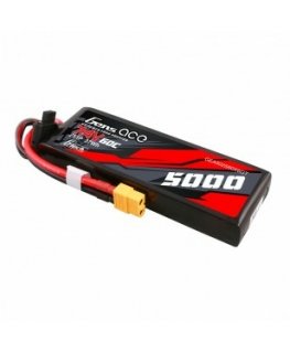 Gens ace G-Tech 5000mAh 7.4V 60C 2S1P Lipo PC material case with XT60 Plug