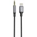 Swissten Audio Adapter Textile Lightning - 3.5mm Jack Cable 1.5m Swissten Audio Adapter Textile Lightning - 3.5mm Jack Cable 1.5m