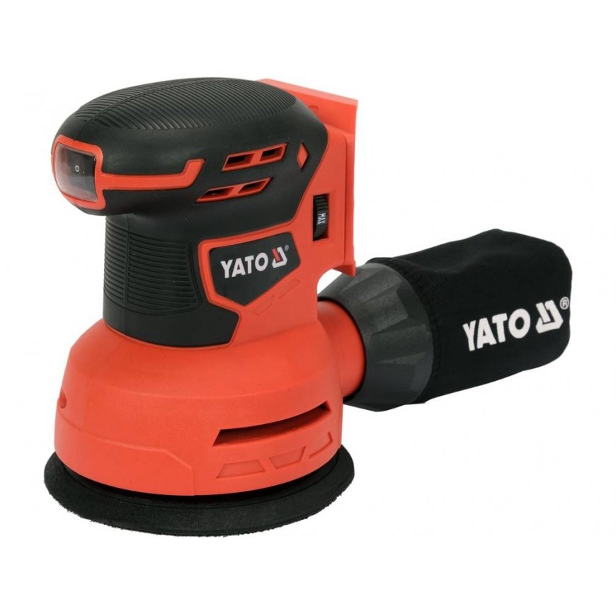 Yato YT-82753 Nešiojamasis šlifuoklis Išcentrinis orbitinis šlifuoklis 12000 RPM Juoda, Oranžinė – 3