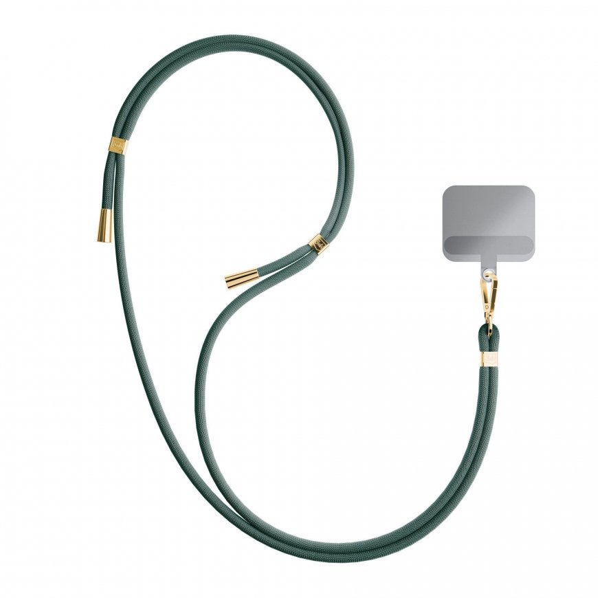 3MK EasyClip strap Mobile phone Nylon, Zinc Gold, Green – 3