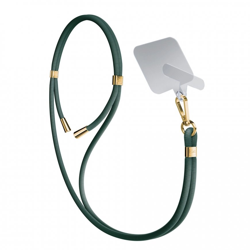 3MK EasyClip strap Mobile phone Nylon, Zinc Gold, Green – 4