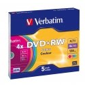 Verbatim DVD+RW Colours 4,7 GB 5 pcs Verbatim DVD+RW Colours 4,7 GB 5 pcs