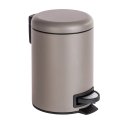 WENKO 22149100 waste container Round Polypropylene (PP), Steel Taupe WENKO 22149100 waste container Round Polypropylene (PP), Steel Taupe