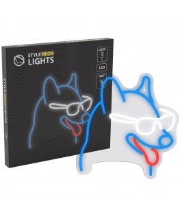 Manta SNL69MT Style Neon Lights Dog With Glasses