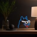 Manta SNL69MT Style Neon Lights Dog With Glasses Manta SNL69MT Style Neon Lights Dog With Glasses