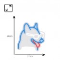 Manta SNL69MT Style Neon Lights Dog With Glasses Manta SNL69MT Style Neon Lights Dog With Glasses