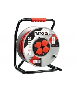 Yato YT-8107 kabeļu rullis 4 Maiņstrāvas izvade (-s) 40 m