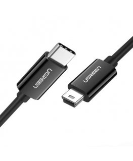 Ugreen 50445 USB cable USB 2.0 USB C Mini-USB A Black