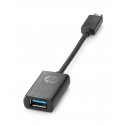 HP USB-C to USB 3.0 Adapter USB kabelis USB 3.2 Gen 1 (3.1 Gen 1) 0,1409 m Juoda HP USB-C to USB 3.0 Adapter USB kabelis USB 3.2 Gen 1 (3.1 Gen 1) 0,1409 m Juoda