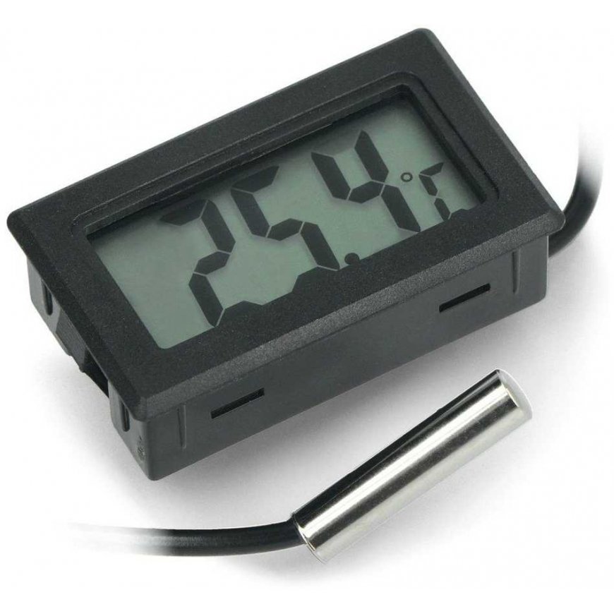 Benetech Termometras su LCD ekranu nuo -50°C iki 110°C ir matavimo zondu - 5m
