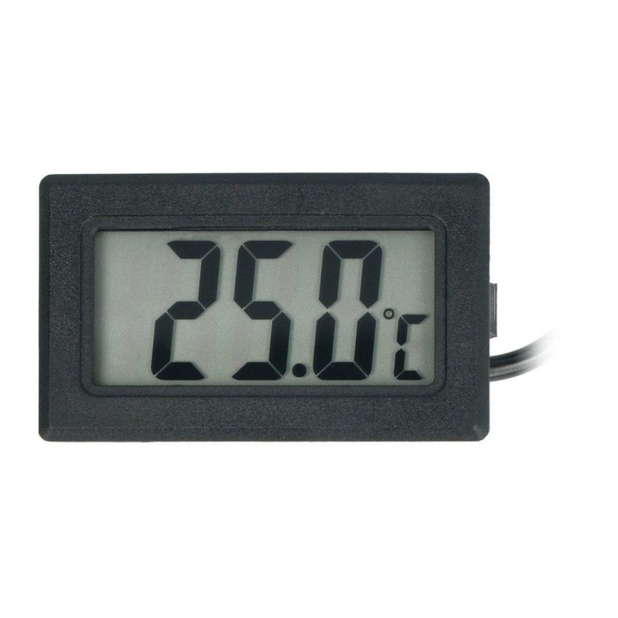 Benetech Thermometer with LCD display from -50°C to 110°C and measuring probe - 5m – 2