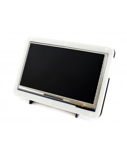 Waveshare Capacitive Touch Screen for Raspberry Pi Microcomputer - LCD IPS 7" (C) 1024x600px HDMI + USB + Box