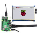 Waveshare Capacitive Touch Screen for Raspberry Pi Microcomputer - LCD IPS 7" (C) 1024x600px HDMI + USB + Box Waveshare Capacitive Touch Screen for Raspberry Pi Microcomputer - LCD IPS 7" (C) 1024x600px HDMI + USB + Box