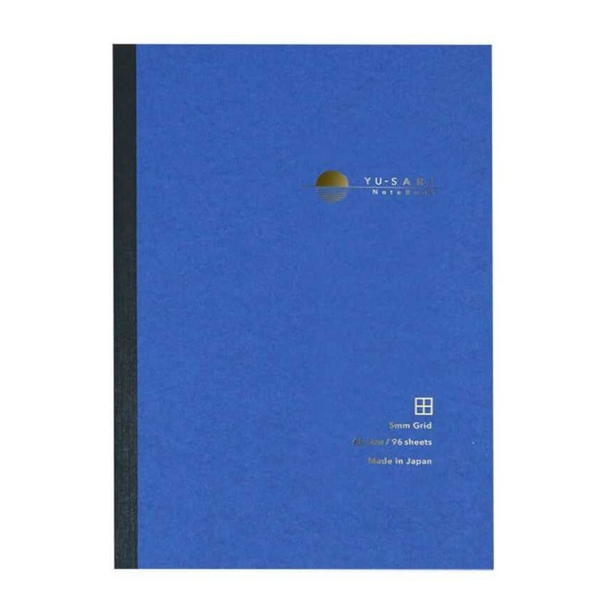 Nakabayashi Coltd Notebook "YU-SARI" A5, 5mm grids-blue NYN-A501-SB
