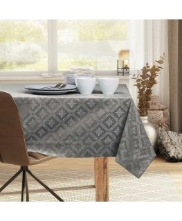 Tablecloth Maya brown classic print 100x100 DecoKing