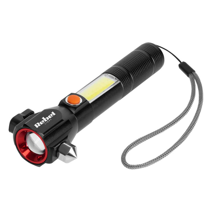 Rebel Electro Rebel rechargeable multi-function flashlight